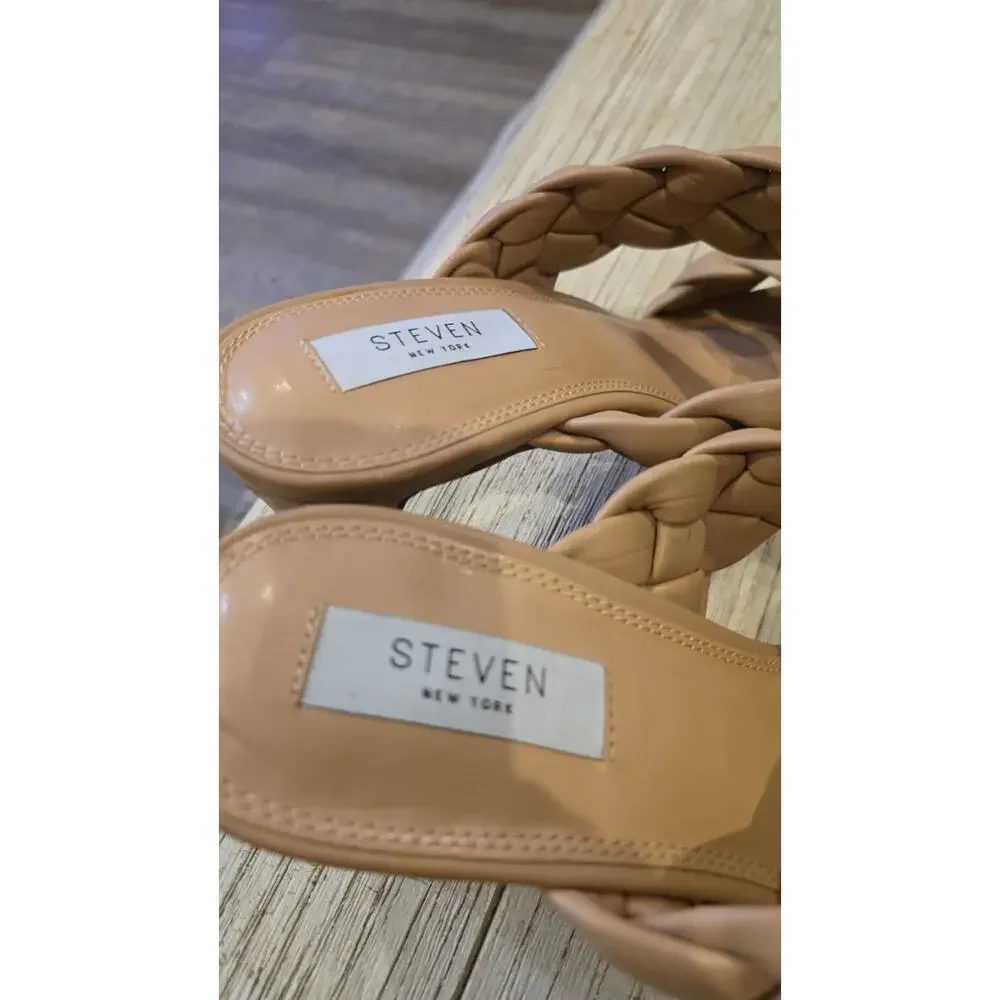 STEVEN by Steve Madden Women's Brown Strappy High Heel Sandals Size 11